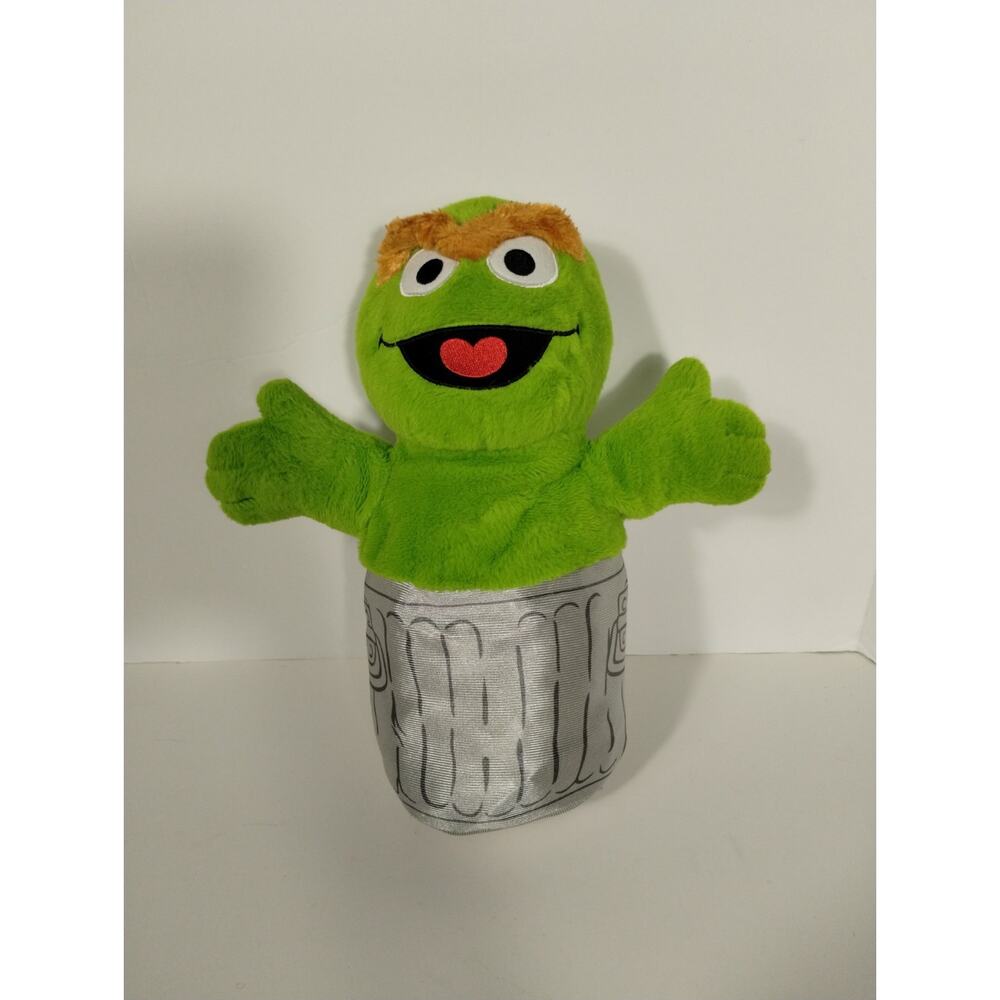 Sesame Street Oscar the Grouch 13" Plush in Trash Can
